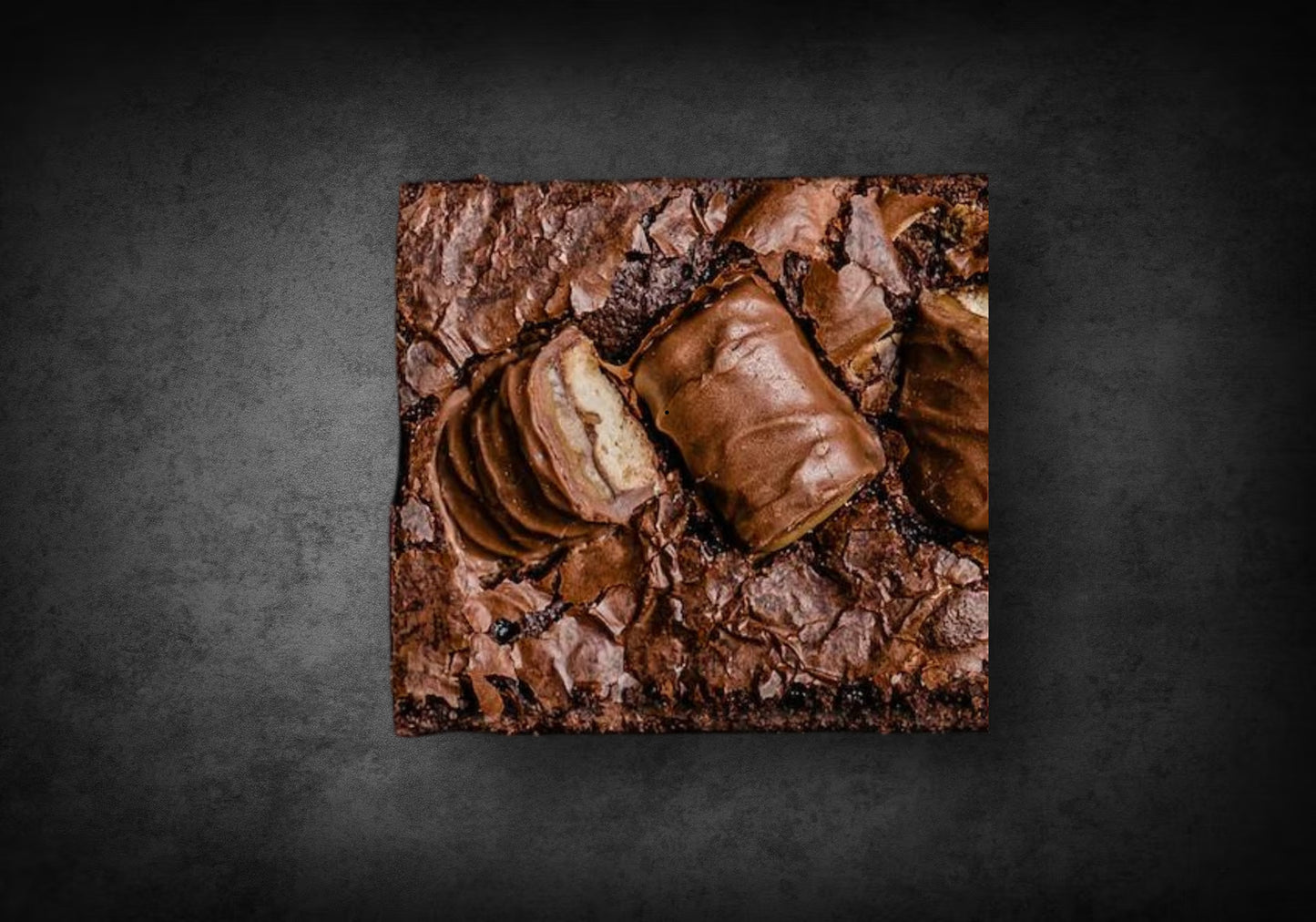 Twix feltétes brownie (6 db)
